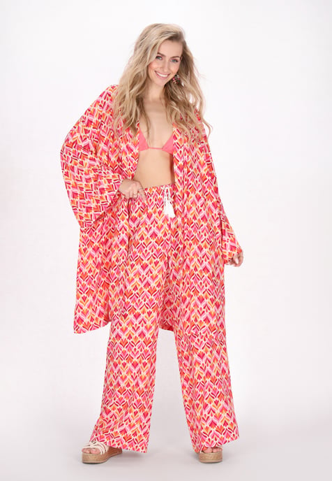 IZIA Broek vrouwen roze veelkleurig - Image 2