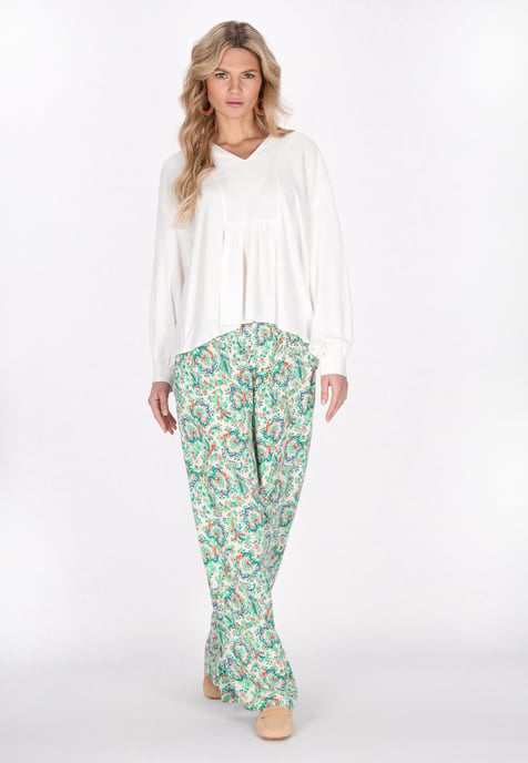 usha Broek vrouwen groen veelkleurig - Image 2