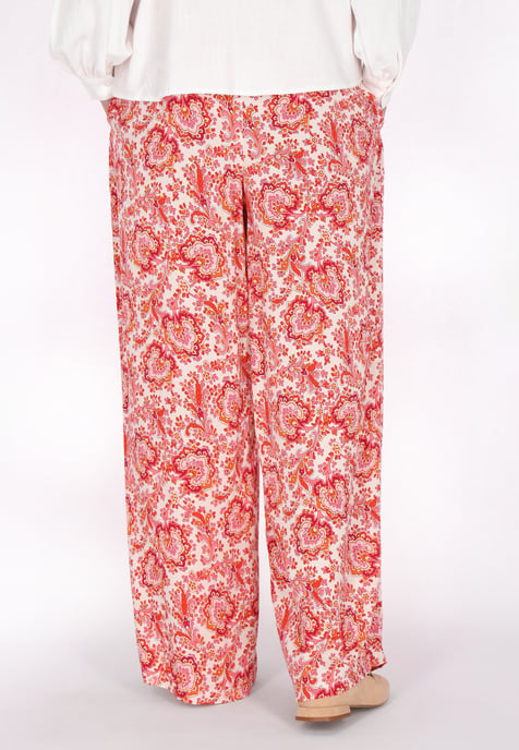 usha Broek vrouwen rood veelkleurig - Image 4