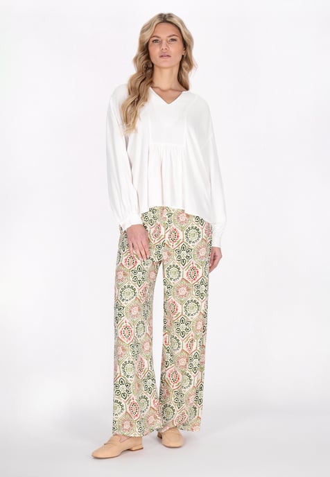 usha Broek vrouwen groen veelkleurig - Image 2