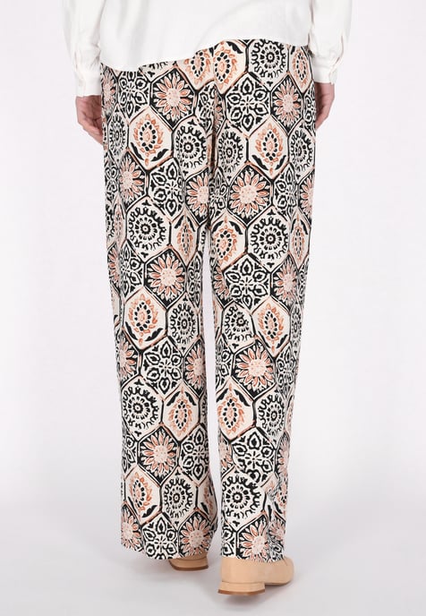 usha Broek vrouwen zwart veelkleurig - Image 4