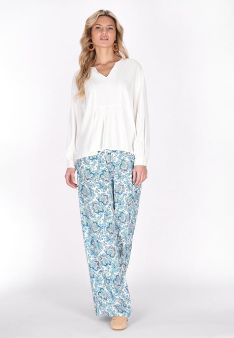 usha Broek vrouwen blauw veelkleurig - Image 2