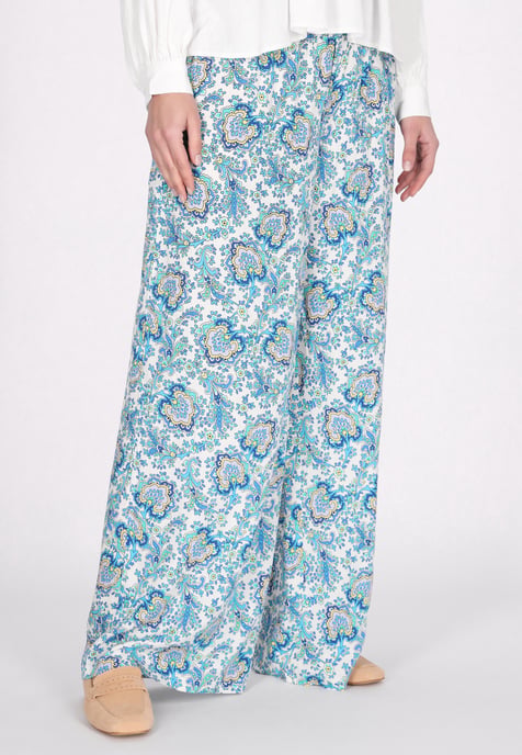 usha Broek vrouwen blauw veelkleurig - Image 3