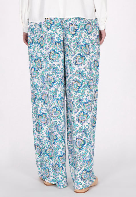 usha Broek vrouwen blauw veelkleurig - Image 4