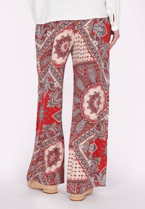 usha Broek vrouwen rood veelkleurig - Image 4
