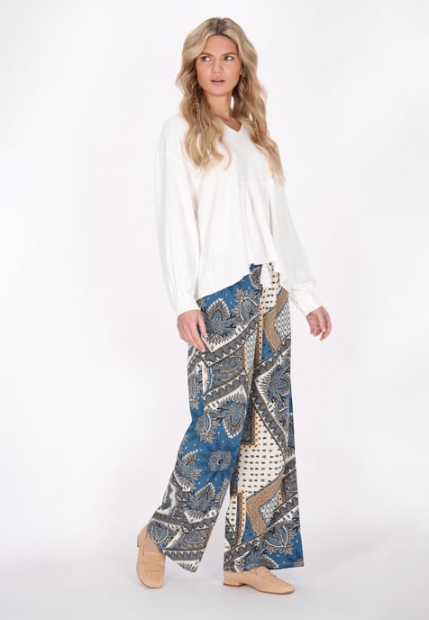 usha Broek vrouwen blauw veelkleurig - Image 2