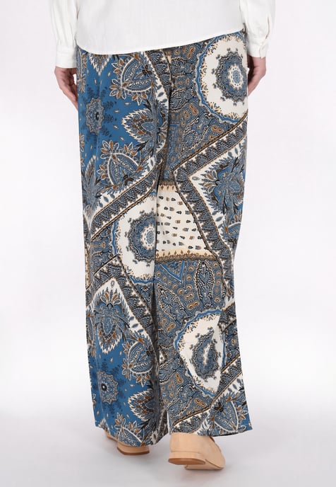 usha Broek vrouwen blauw veelkleurig - Image 4