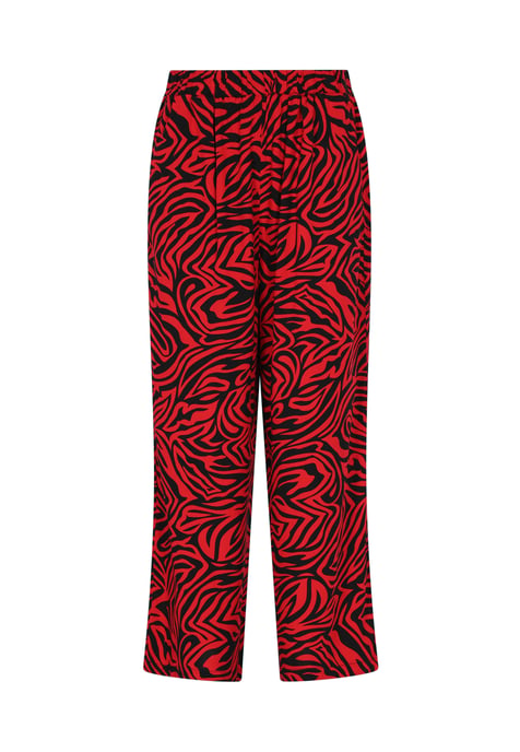 Mymo Broek vrouwen zwart rood - Image 1