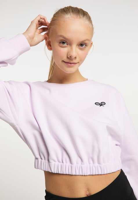 Mymo Sweatshirt Dames lichtpaars - Image 5
