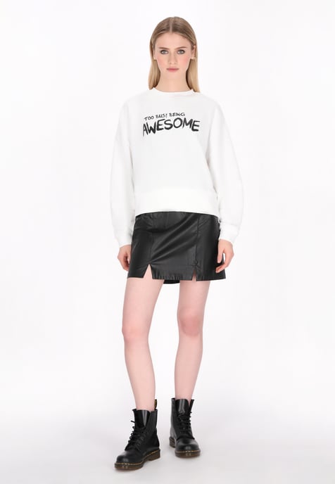 Mymo Sweatshirt vrouwen wit - Image 2