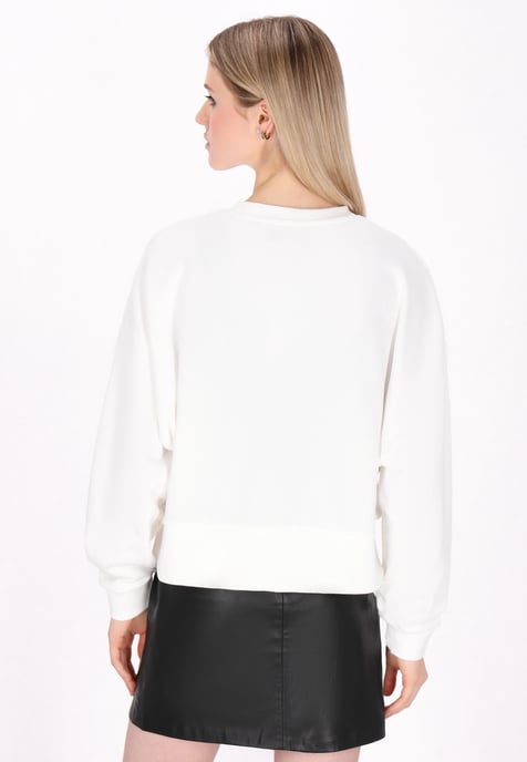 Mymo Sweatshirt vrouwen wit - Image 4