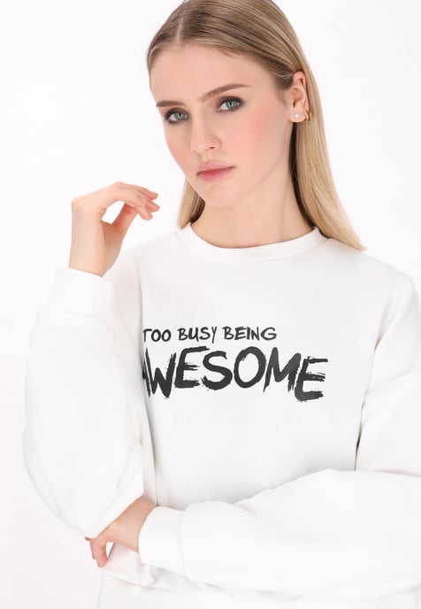 Mymo Sweatshirt vrouwen wit - Image 5