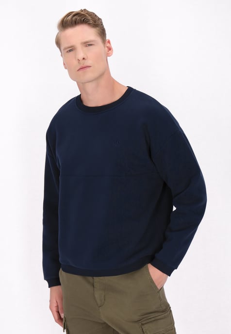 Dreimaster Sweatshirt Heren marine - Image 3