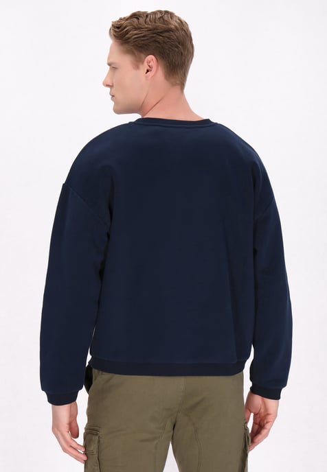 Dreimaster Sweatshirt Heren marine - Image 4