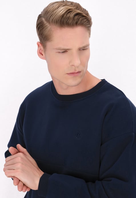 Dreimaster Sweatshirt Heren marine - Image 5