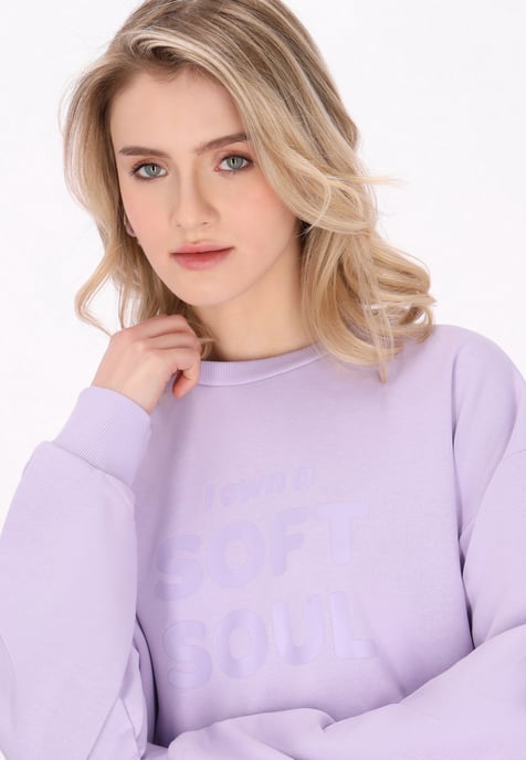 Mymo Sweatshirt vrouwen licht violet - Image 5