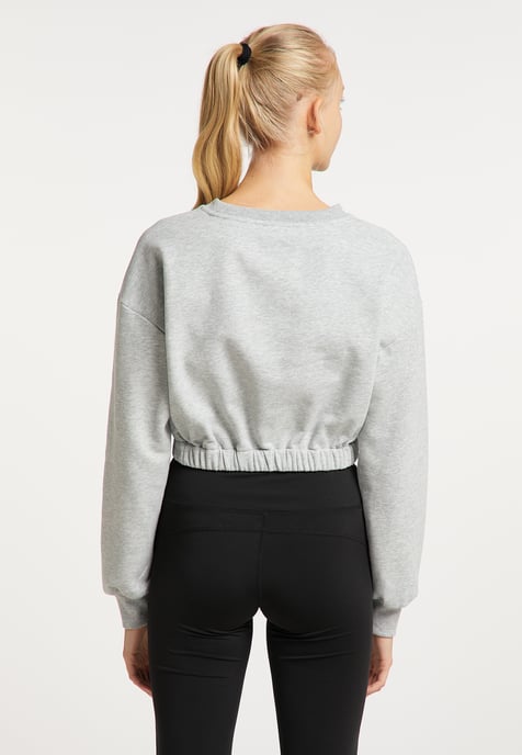 Mymo Sweatshirt Dames licht grijs melange - Image 4