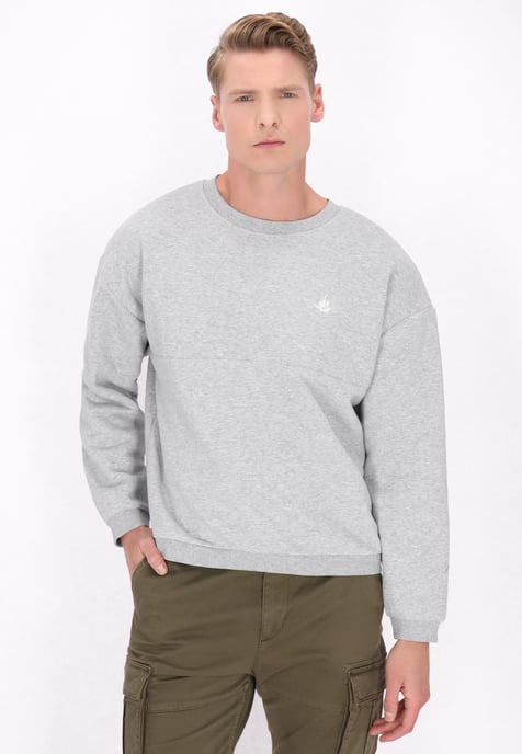 Dreimaster Sweatshirt Heren Grijs gem - Image 3