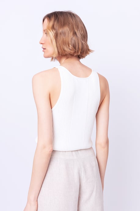 Knitted Camisole, Structure Pattern - Image 4