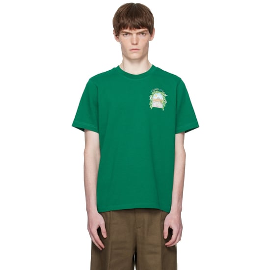 Casablanca Printed T-shirt L'arch De Tennis Green T-shirt - Image 5