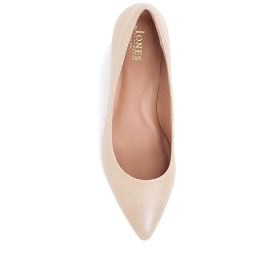 Jones Bootmaker Sunstone Leather Court Shoes - Image 4