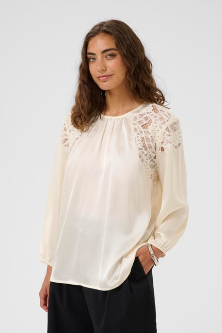 Blouse met lange mouwen CUcamusa Blouse met lange mouwen Classic fit - Image 3