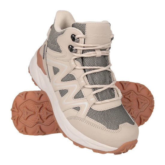 Mountain Warehouse Dames/Dames Trail Blazer Waterdichte Wandelschoenen (Beige) - Image 6