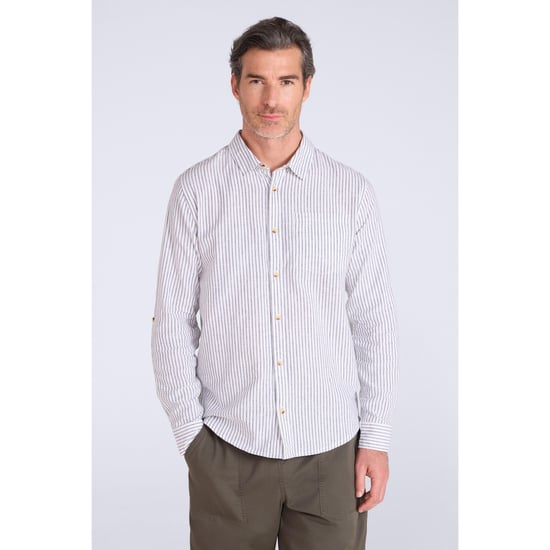 Mountain Warehouse Heren Lage Streep Overhemd (Licht Khaki) - Image 1