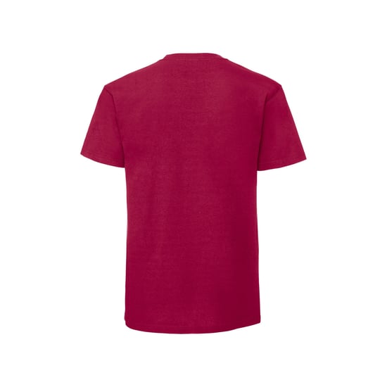 Fruit Of The Loom Mens Iconic Premium Ringspun Cotton T-Shirt (Cranberry) - Image 5