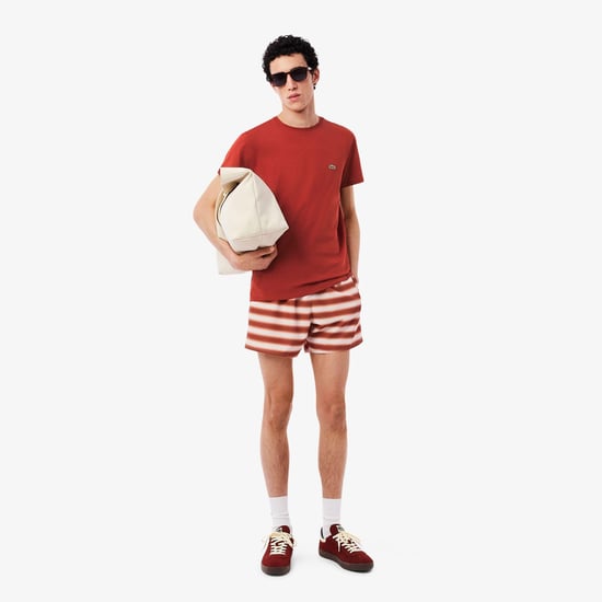 Lacoste Heren Pima Katoen T-Shirt (Rood) - Image 4