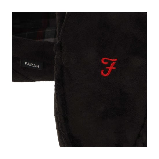 Farah Heren Nicken Moccasin Slippers (Zwart) - Image 3
