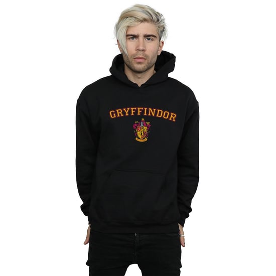 Harry Potter Heren Gryffindor Crest Hoodie (Zwart) - Image 2