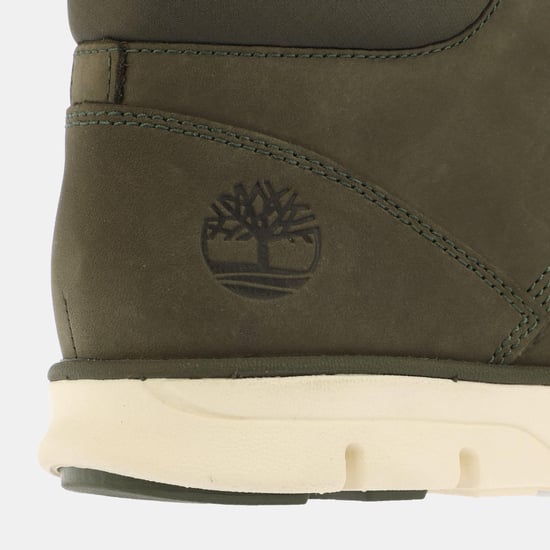 Timberland Heren Bradstreet Leren Mid Cut Sneakers (Groen) - Image 3
