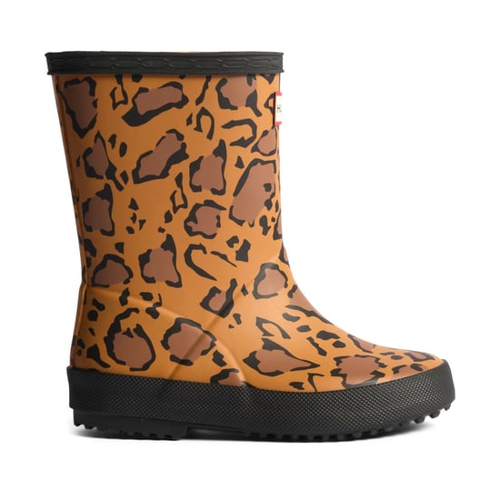 Hunter Kids First Rubberen Unisex Kinderen'S Rijke Tan/Westen/ Zwarte Gummlaarzen - Image 4