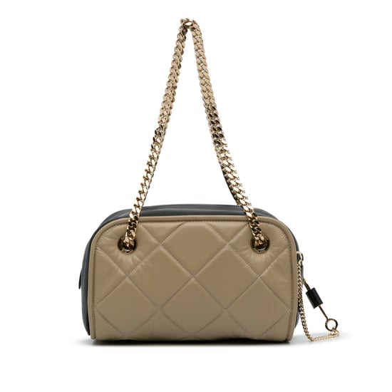 Quilted Leather Chain Bag - Image 3