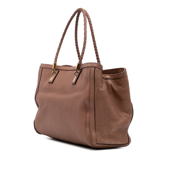 Bamboe Tote Leren Tas - Image 2