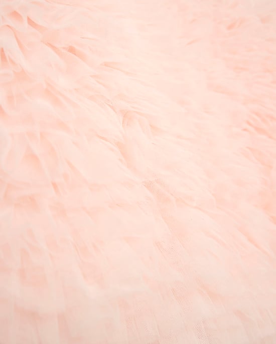 River Island Girls Dress Pink 3D Organza Hem - Image 3