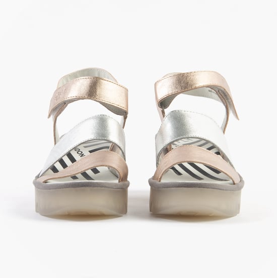 Fly London Bexy575fly Womens Sandals Sahara/silver - Image 4