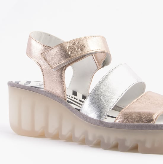 Fly London Bexy575fly Womens Sandals Sahara/silver - Image 6