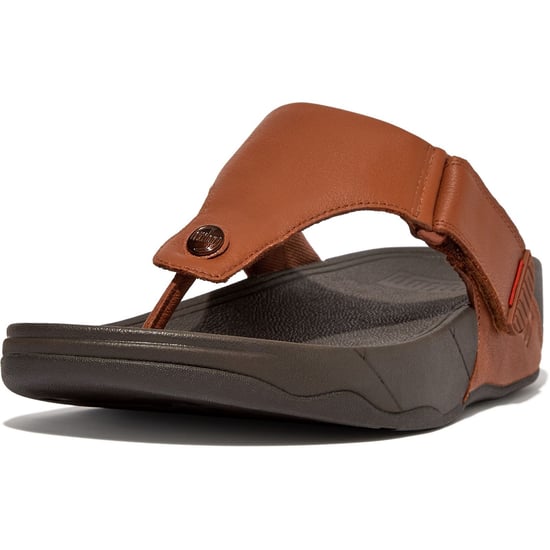 Fitflop Trakk II Lederen Heren Donkerbruin Sandalen - Image 1