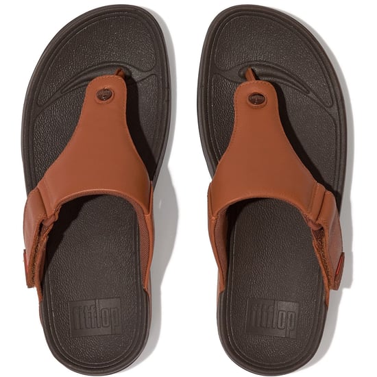 Fitflop Trakk II Lederen Heren Donkerbruin Sandalen - Image 2