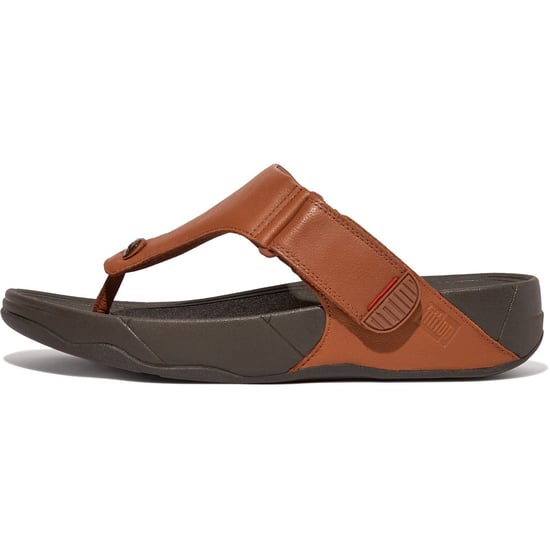 Fitflop Trakk II Lederen Heren Donkerbruin Sandalen - Image 3