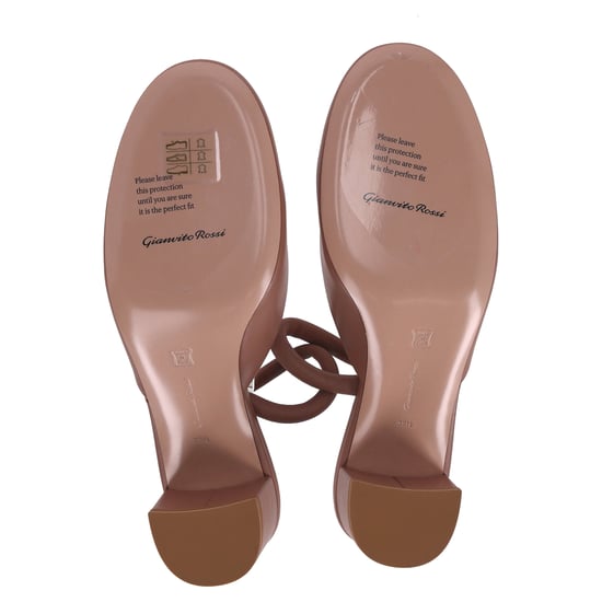 Gianvito Rossi Tivoli Mules 55 in Beige Leather - Image 5