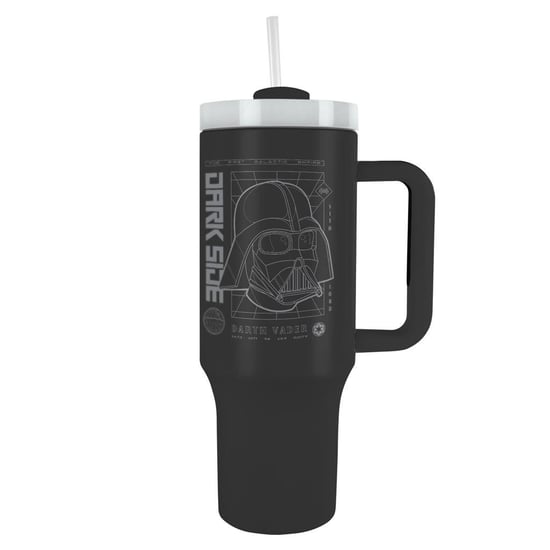 Star Wars Vader Grid Travel Mug (Black) - Image 1