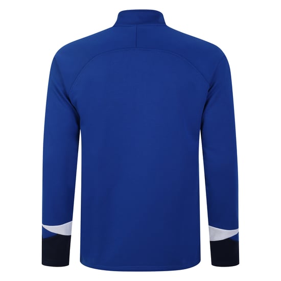 Umbro Childrens/Kids Total Training Quarter Zip Track Top (Royal Blue/Dark Navy/White) - Image 2