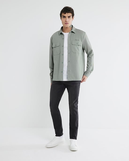 River Island Mens Skinny Jeans Black Fit Washed - Image 2