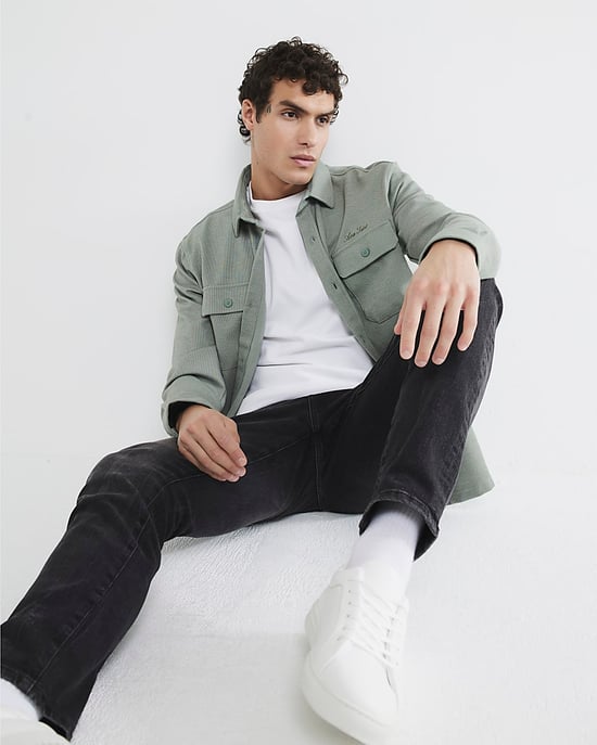 River Island Mens Skinny Jeans Black Fit Washed - Image 5