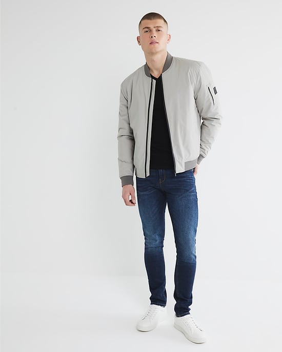 River Island Mens Skinny Jeans Dark Blue Fit - Image 2