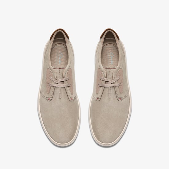 Flexwell Tie Grey Suede Shoes - Image 6