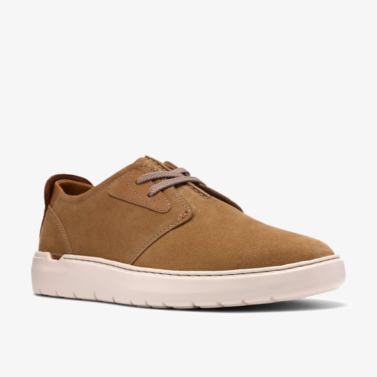 Flexwell Tie Sand Suede Shoes - Image 4